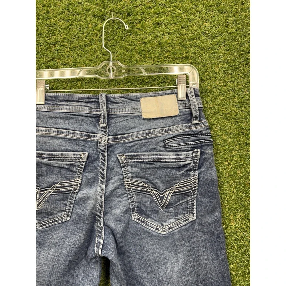 BKE Jeans Mens 34x32 Jake Straight Leg Light Wash Buckle Stretch Modern Y2K Work
